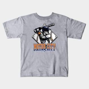 Motor City Forever Baseball Diamond Kids T-Shirt